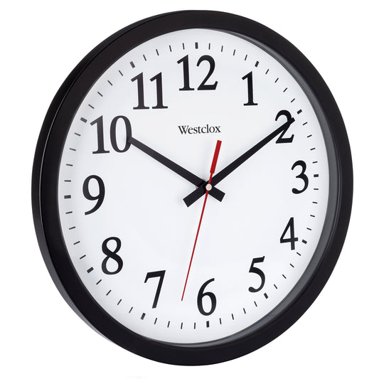 Westclox 14" Commercial Wall Clock, Battery or Electric 32189A