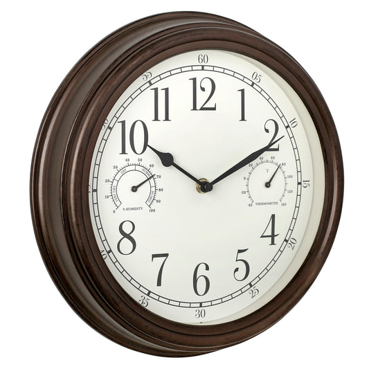 Westclox 12" Indoor Outdoor Wall Clock