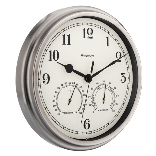 Westclox Outdoor Wall Clock 49832