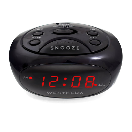Westclox LED Digital Alarm Clock 70044A