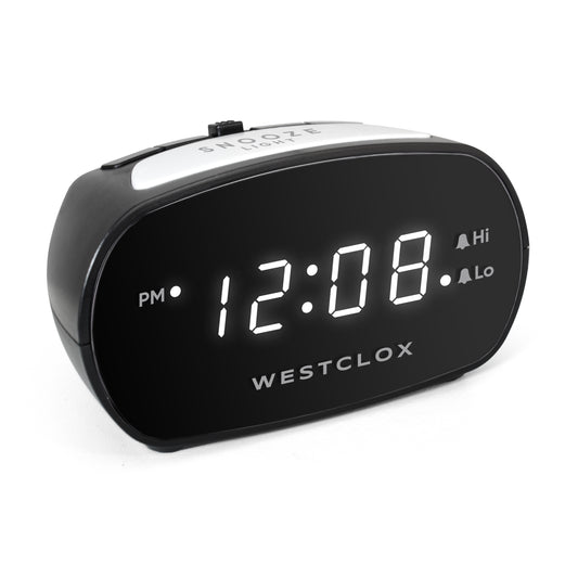 Westclox Night Light Alarm Clock β Adjustable Brightness Digital Alarm Clock