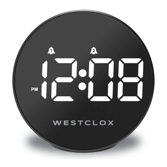 Westclox FM Digital Clock Radio with Automatic Time Setting β Dual Alarm Clock Radio with USB Charging