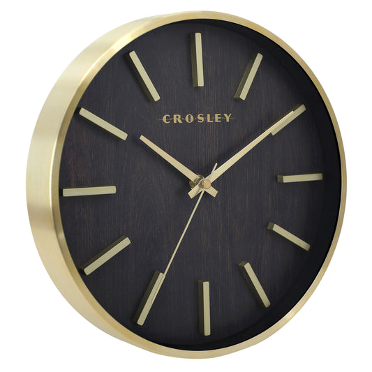 Crosley Metal 10" Wall Clock