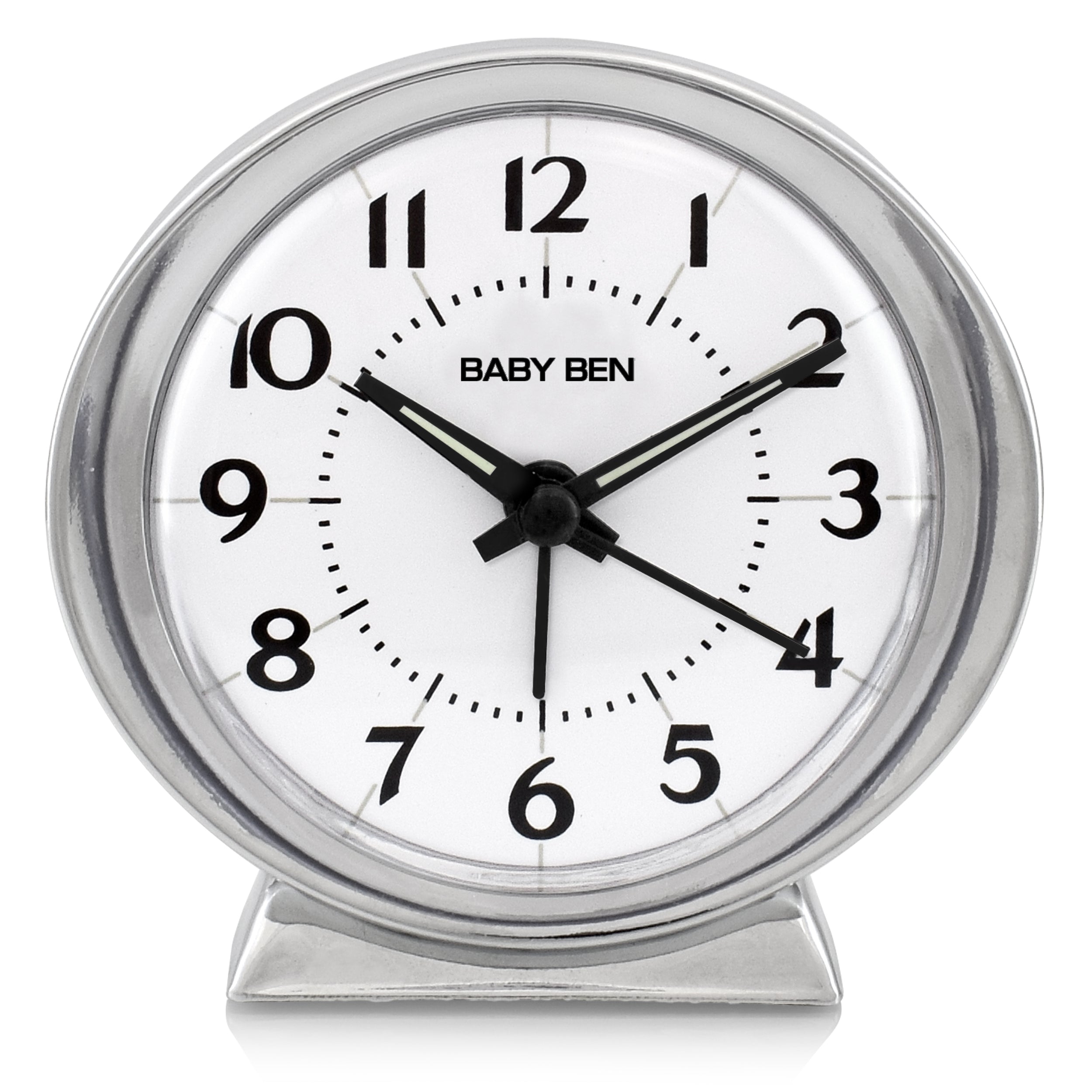 Westclox 1964 Baby Ben Classic Analog Battery Alarm Clock Ivory