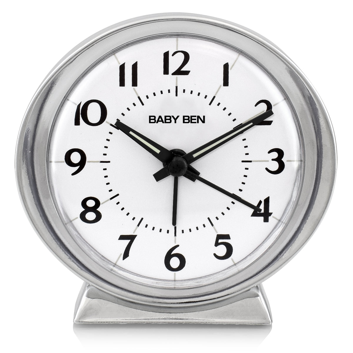 Baby Ben Iconic Alarm Clock, Loud Beeping Alarm, Chrome Fini – The 