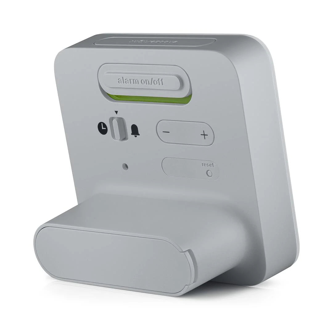 Braun BC09 Digital Alarm Clock – Reverse LCD & Crescendo Alarm (Gray)