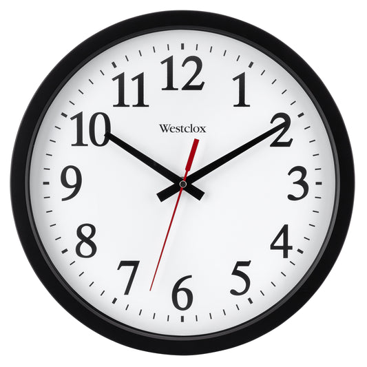 Westclox 14" Commercial Wall Clock, Battery or Electric 32189A