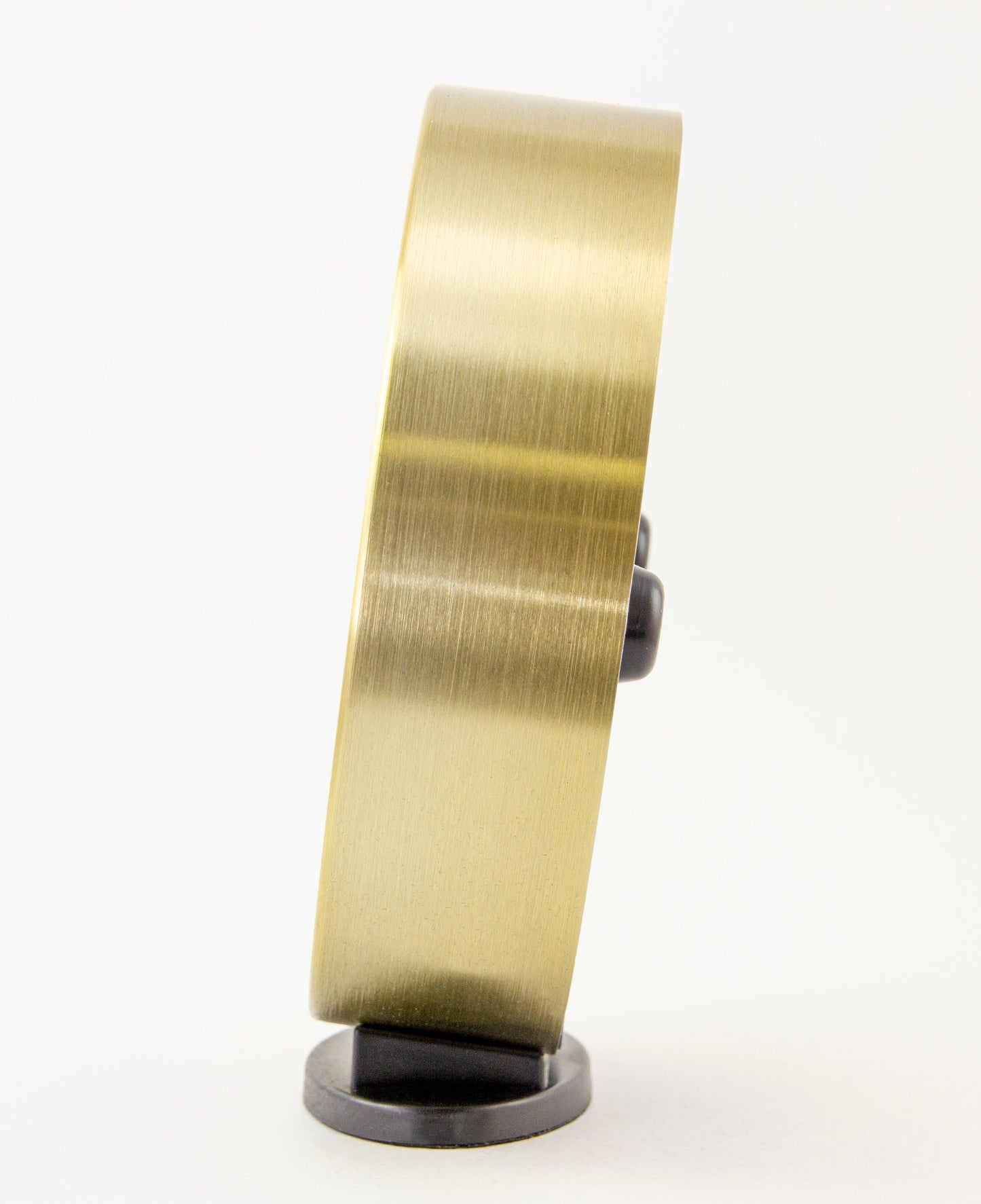 Crosley Vintage Table Alarm Clock, Brushed Gold Metal Case, Large Easy-to-Read Dial, Quiet Sweep Hands