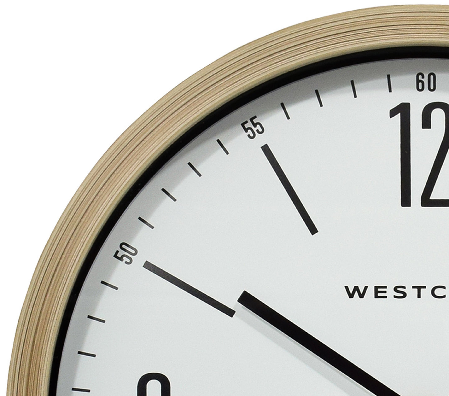 Westclox 10" Oak Round Wall Clock 32886O