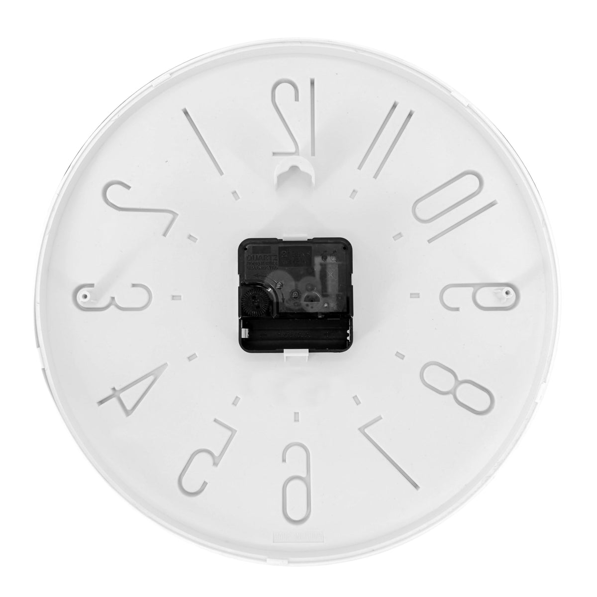 Westclox 10" Blue Raised Numbers Wall Clock – Easy-to-Read Analog Display