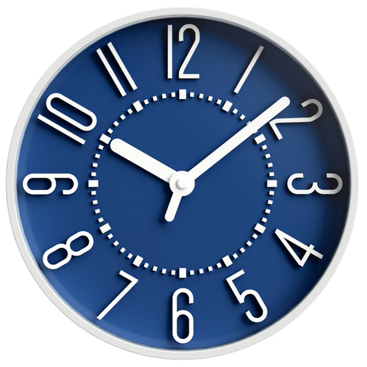 Westclox Crisp Storm Blue 10" Wall Clock