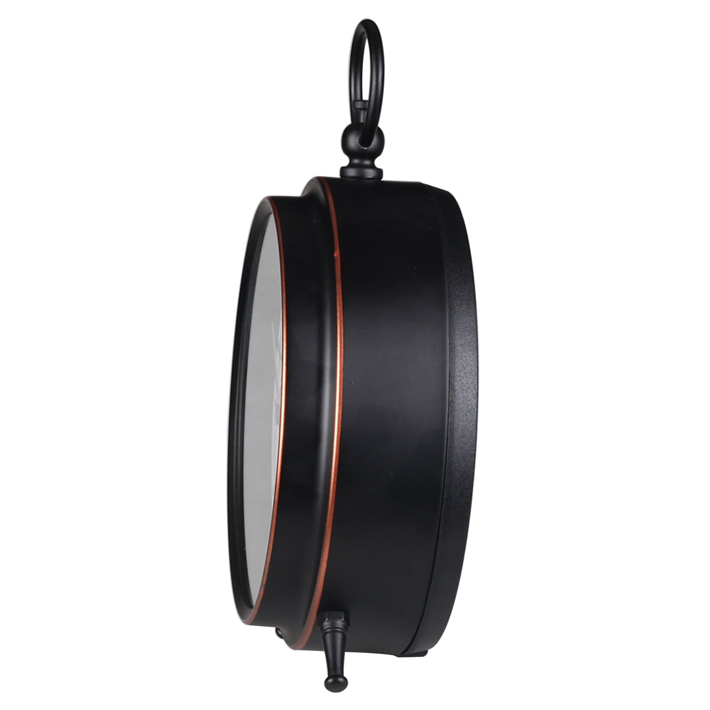 Crosley Vintage Metal Pocket Watch Alarm Clock – Quiet No-Ticking Design