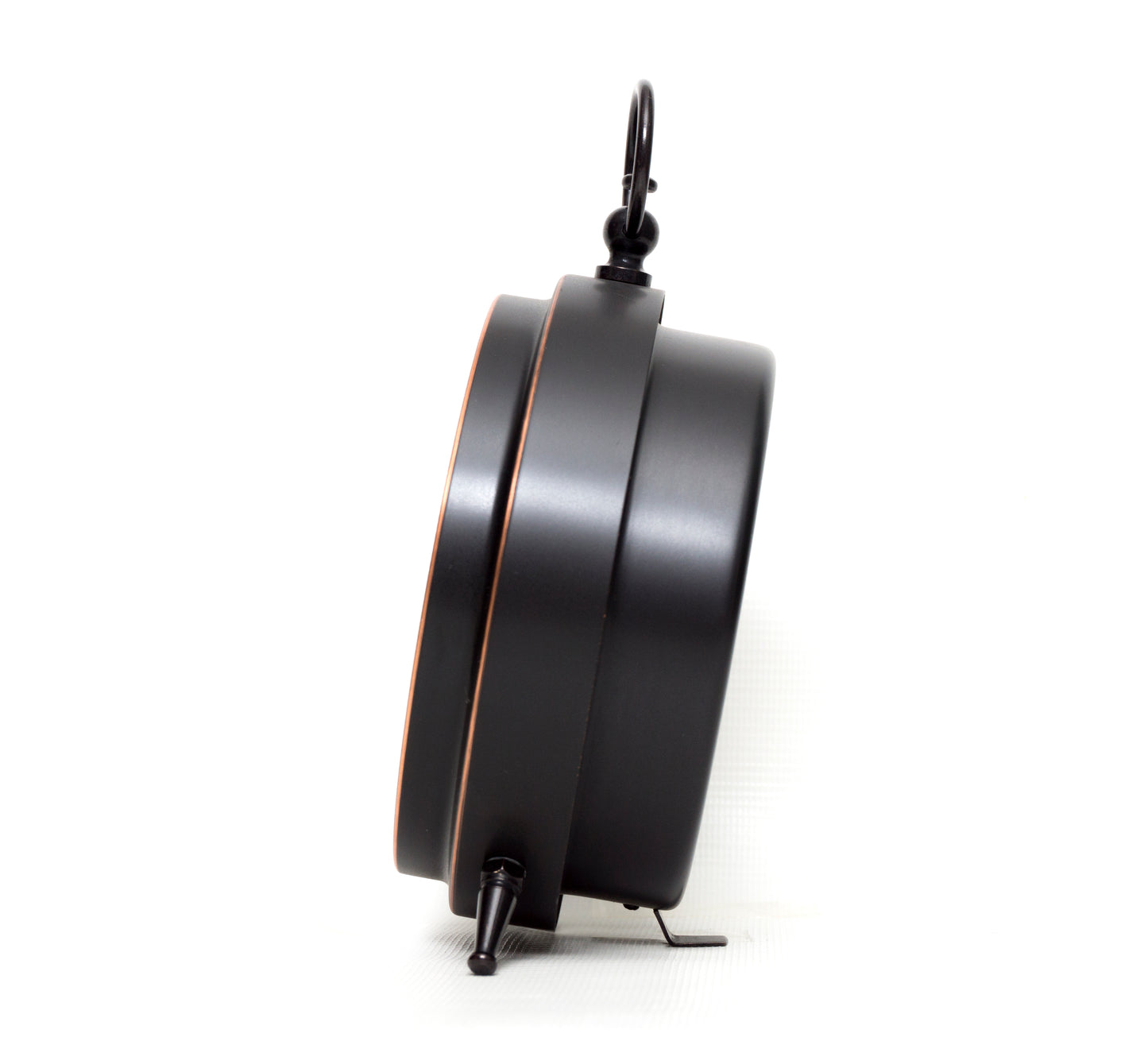 Crosley Vintage Metal Pocket Watch Alarm Clock – Quiet No-Ticking Design