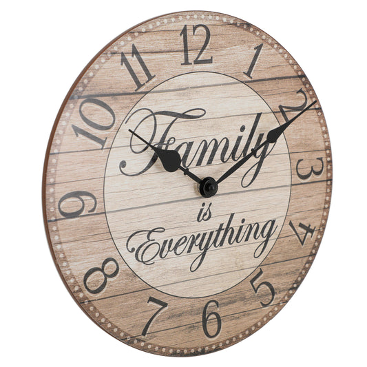 Westclox Family is Everything Wall Clock