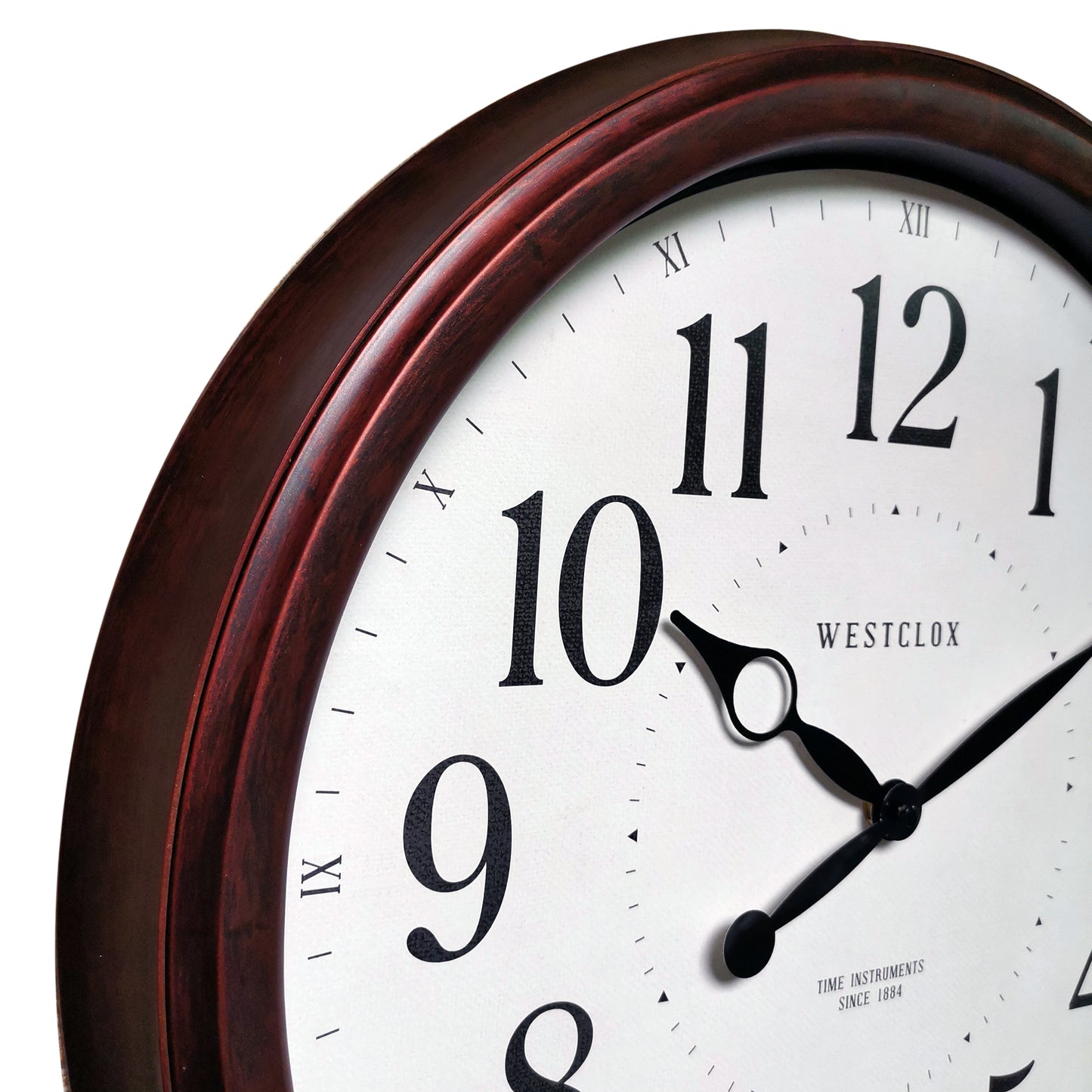 Westclox 20" Woodgrain Wall Clock