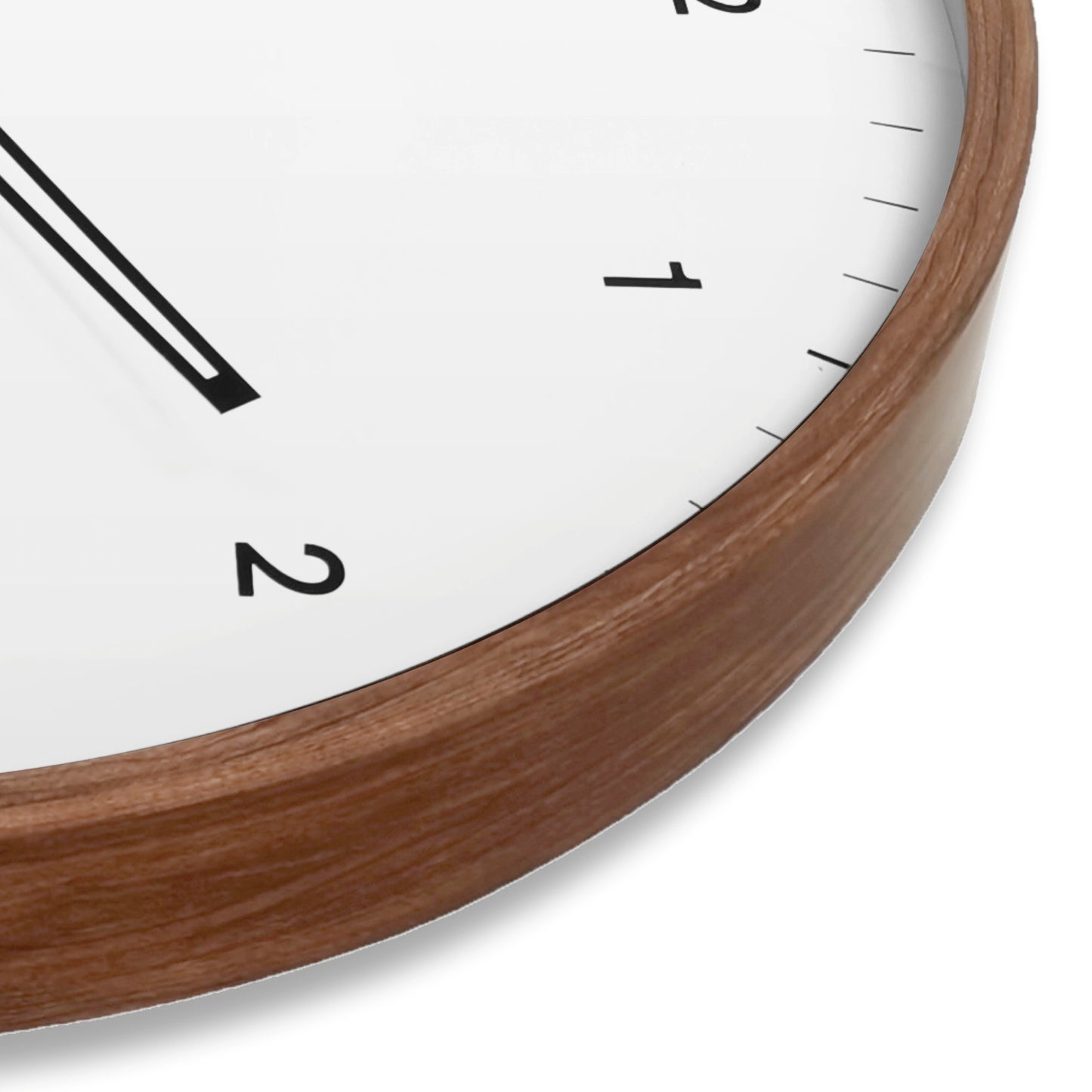 Westclox 20" Contemporary Woodgrain Wall Clock – Minimalist Natural Style