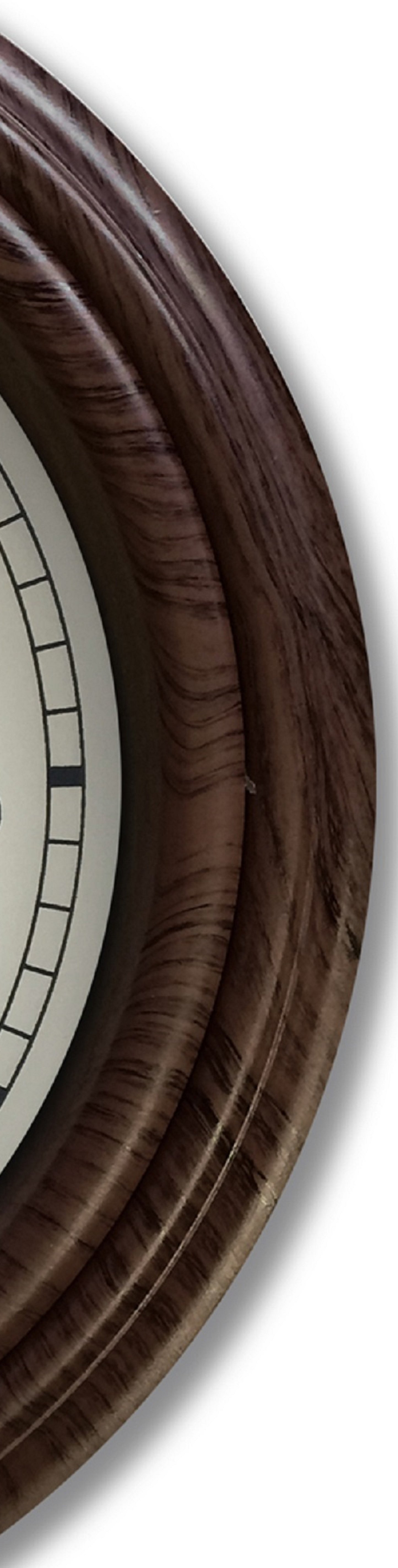 Westclox 10" Traditional Woodgrain Wall Clock – Classic Wood Look