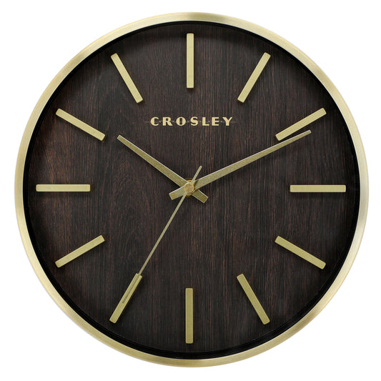 Crosley Metal 10" Wall Clock