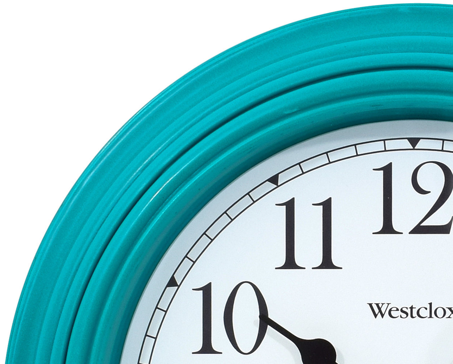 Westclox 9" Basic Teal Wall Clock – Easy-to-Read Dial