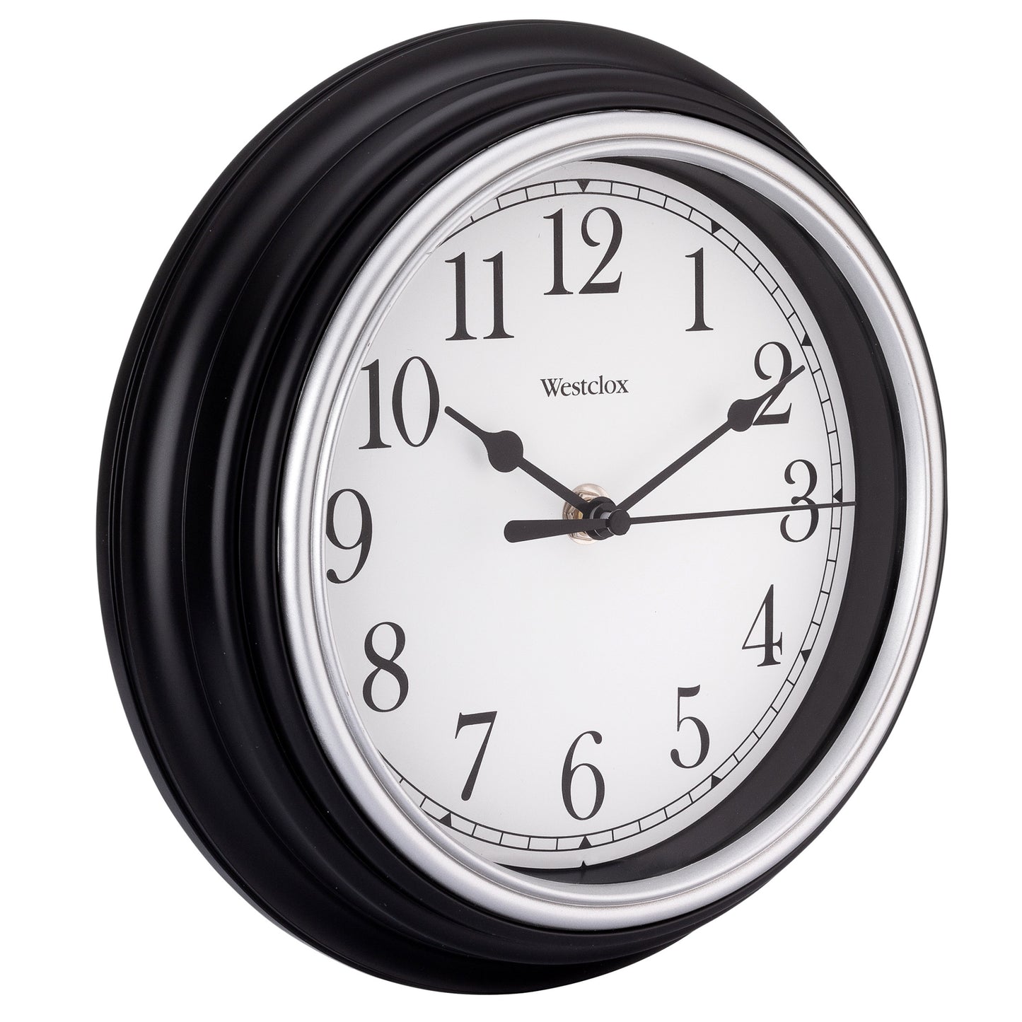 Westclox 8.5" Round Wall Clock Black 46991A