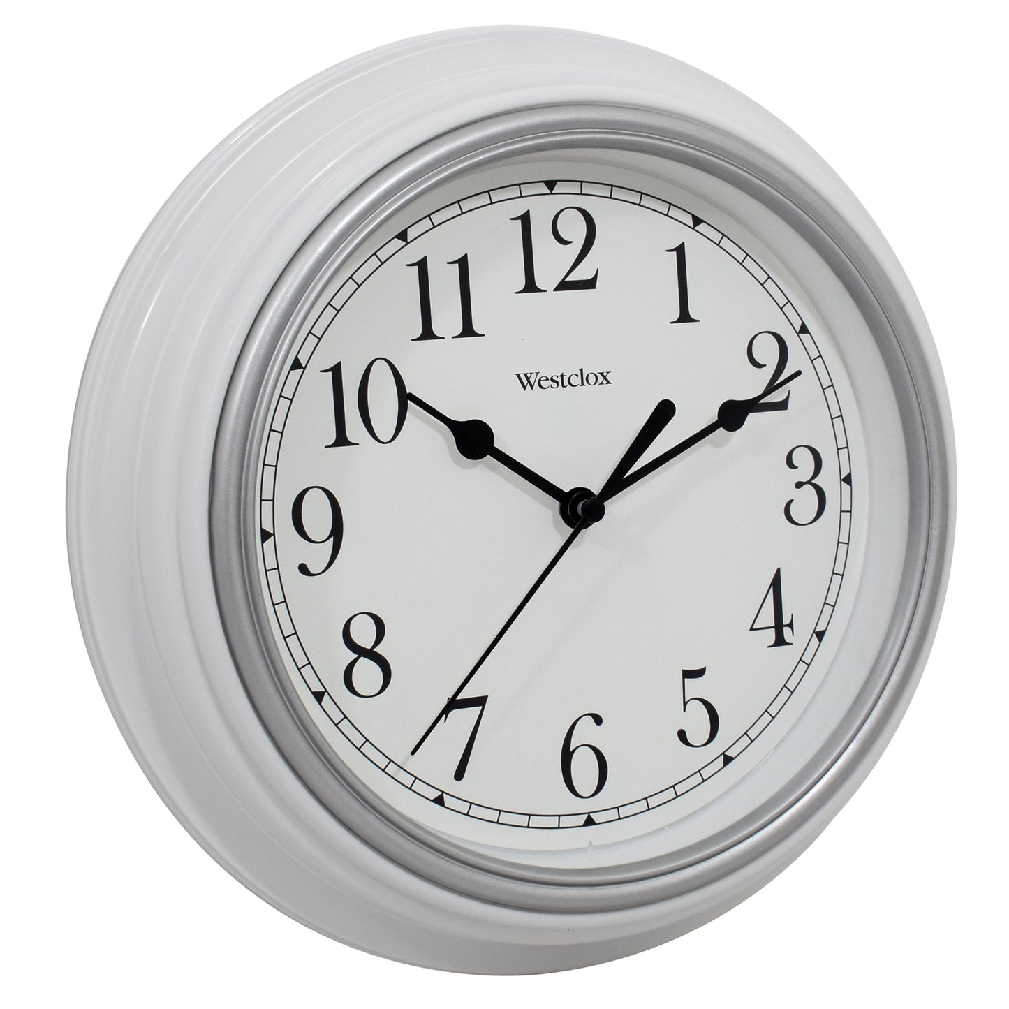 Westclox 8.5" Round Wall Clock White 46994A