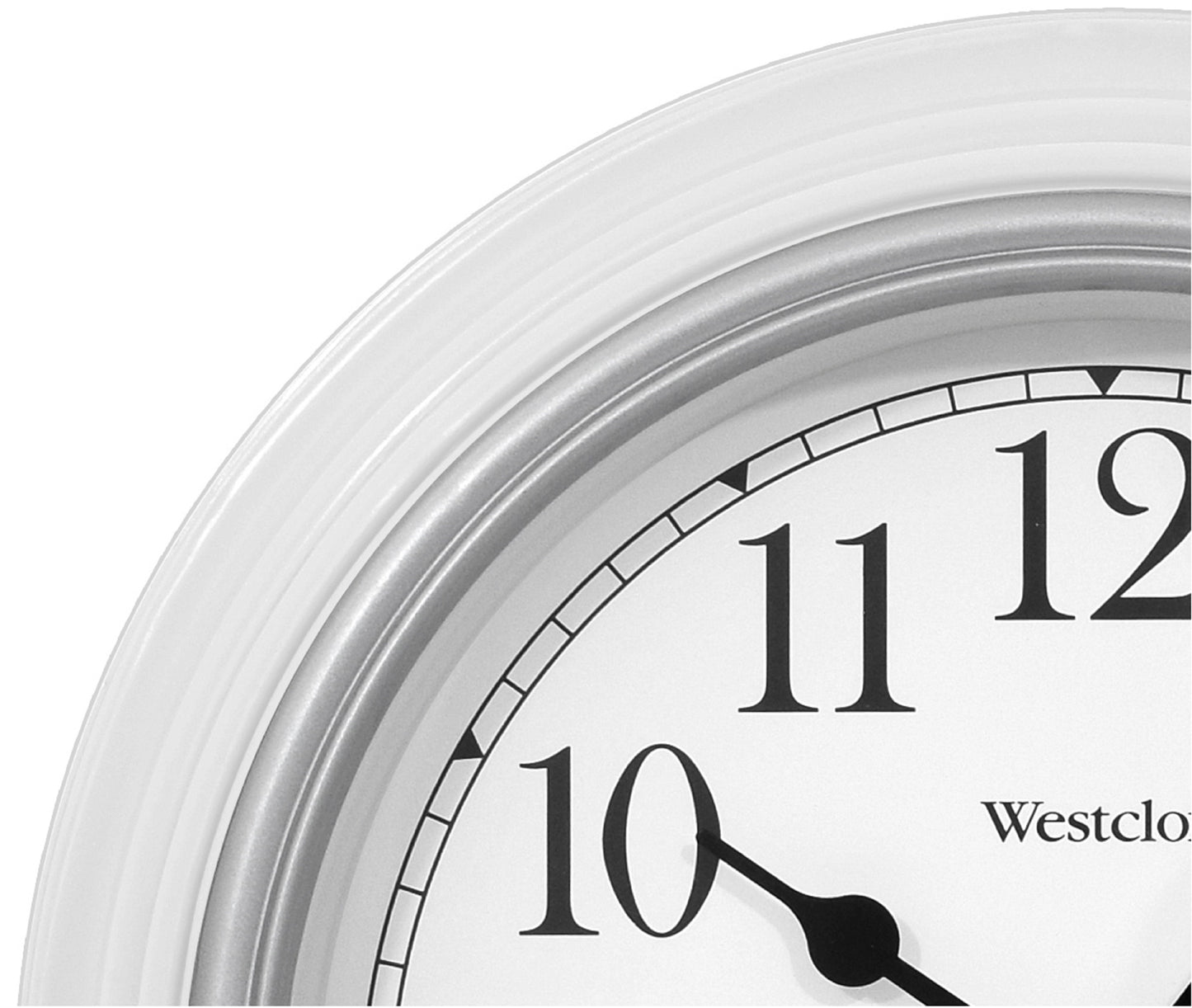 Westclox 8.5" Round Wall Clock White 46994A