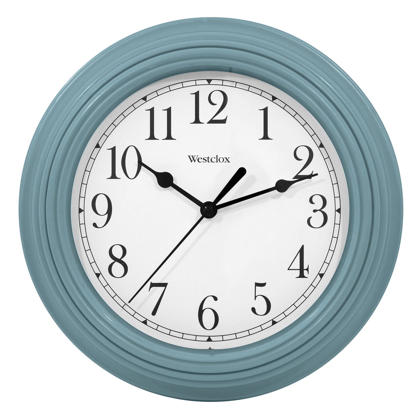 Westclox 9" Round Wall Clock Sea Fog Blue 46994SF