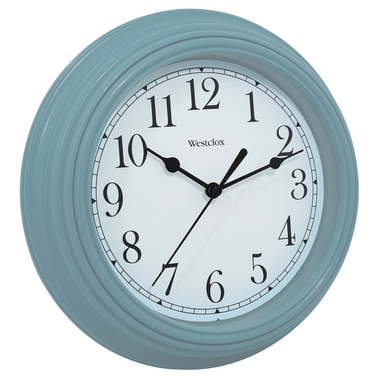 Westclox 9" Round Wall Clock Sea Fog Blue 46994SF