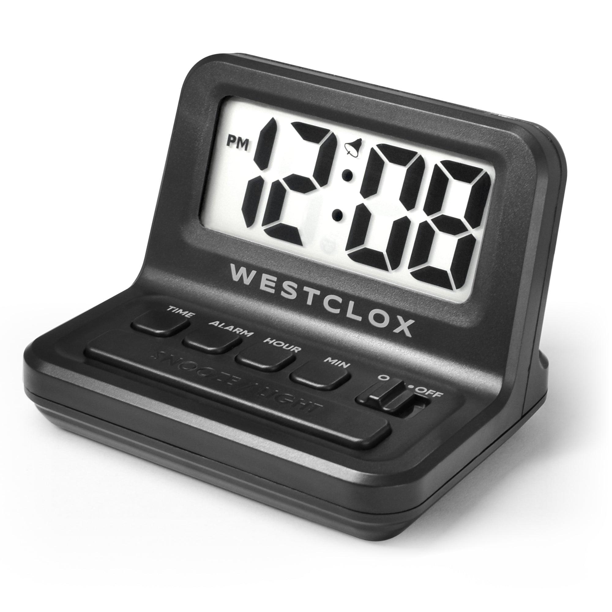 Westclox LCD Alarm Clock, 0.9