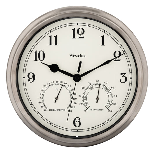 Westclox Outdoor Wall Clock 49832