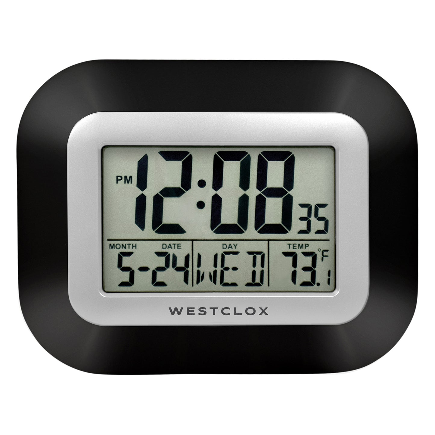LCD Square Alarm Wall Clock