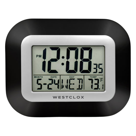 LCD Square Alarm Wall Clock