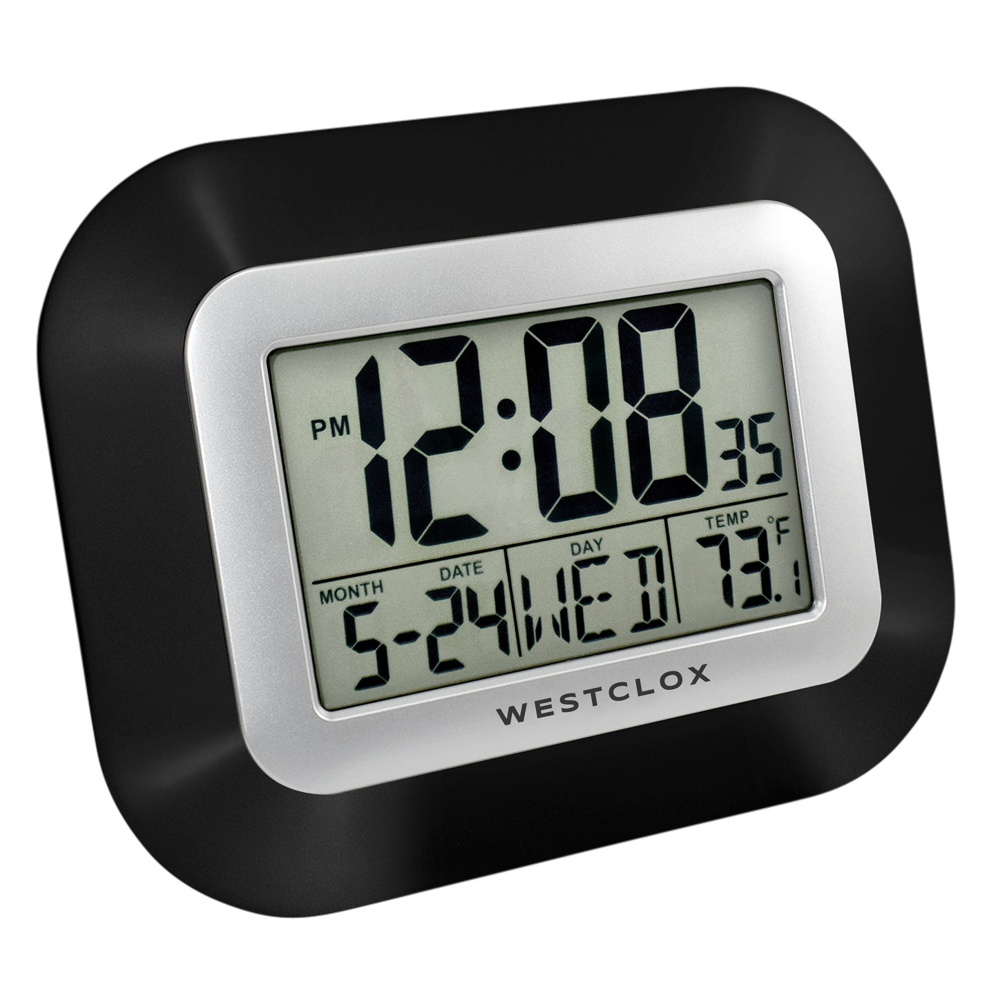 LCD Square Alarm Wall Clock