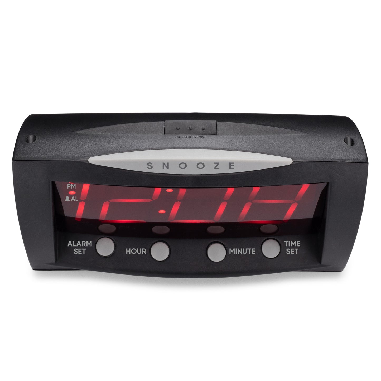 Westclox Triad Snooze Alarm Clock LED Black