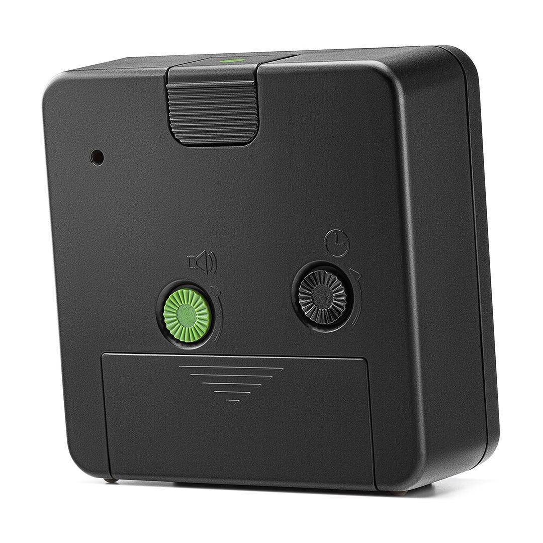 Braun BC03B Analogue Alarm Clock – Quiet Sweep Quartz & Luminous Hands (Black)