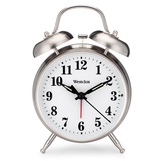 Westclox Twin Bell Alarm Clock 70010