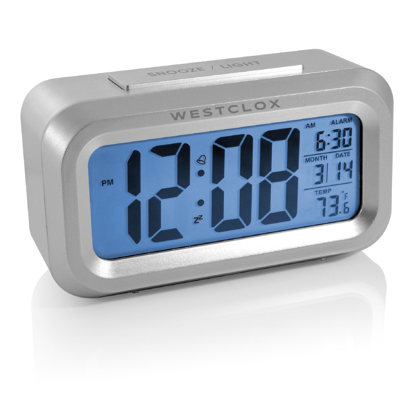 Westclox LCD Alarm Clock 70045