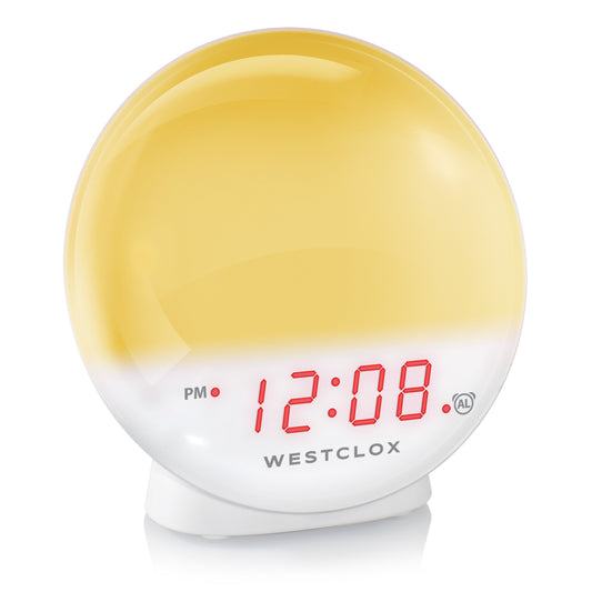 Westclox Sunrise-Sunset Simulator Alarm Clock with Dimmable Nightlight