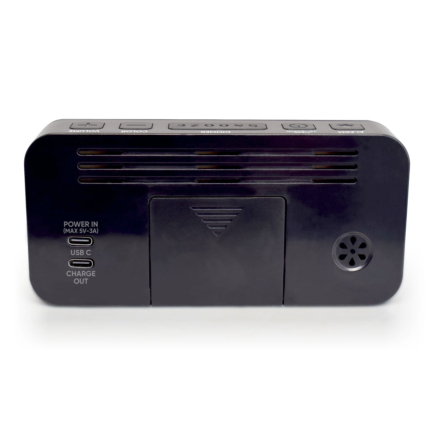 Westclox 2" RGB Color Changing LED Alarm Clock with USB-C Charging