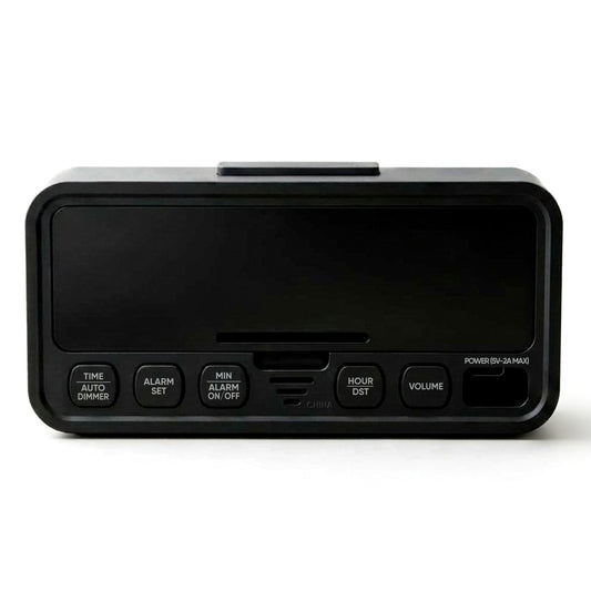 Westclox Battery or Electric Digital Alarm Clock – Green LED Display with Adjustable Brightness