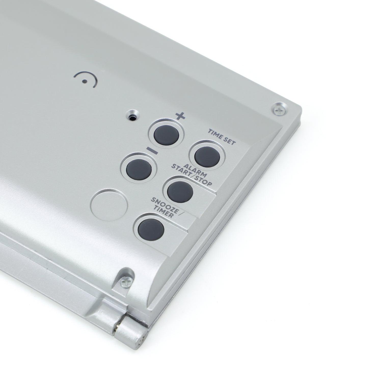 Westclox Large Silver Travel LCD Alarm Clock – Folding Cover Design