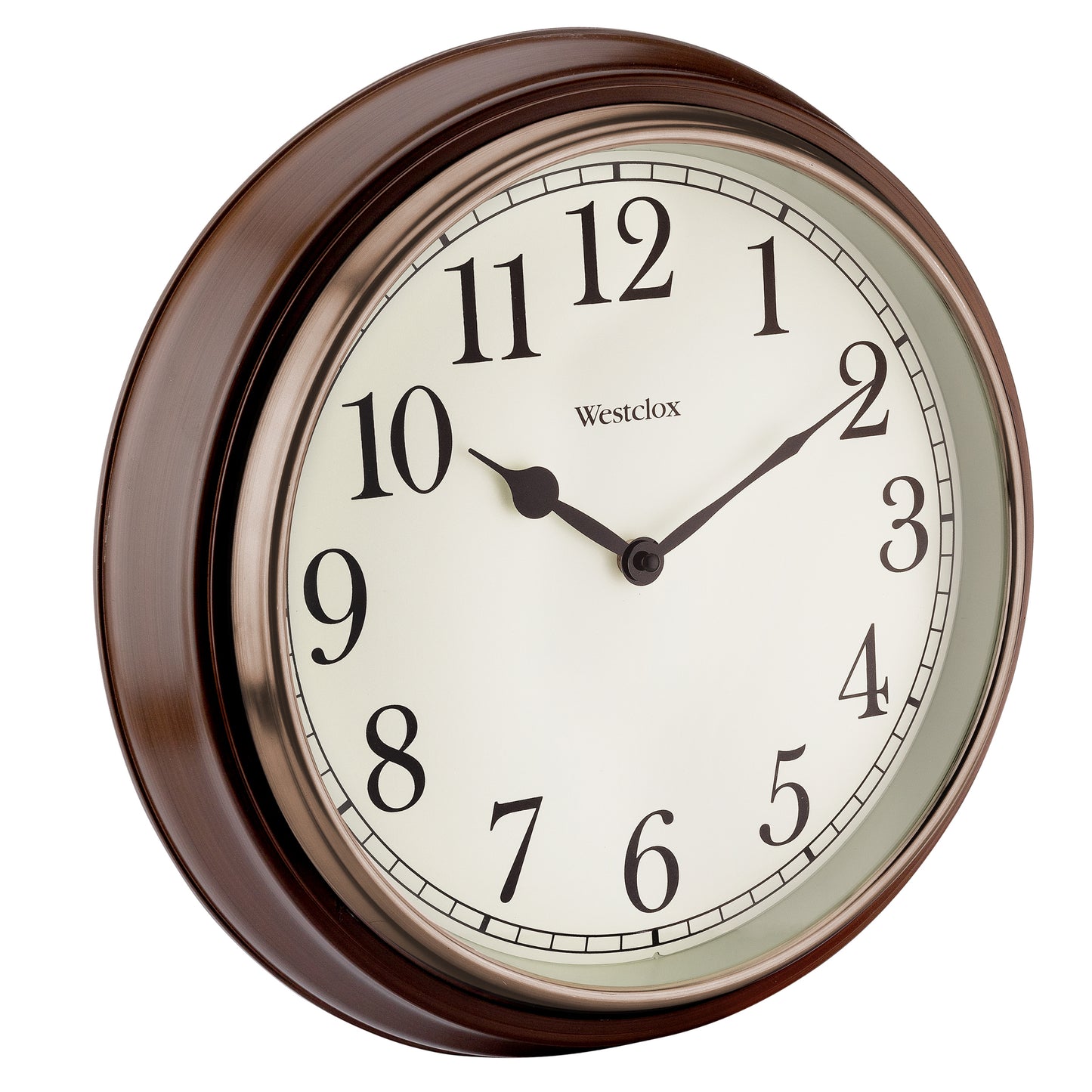 Westclox 15 1/2" Wood-look Wall Clock