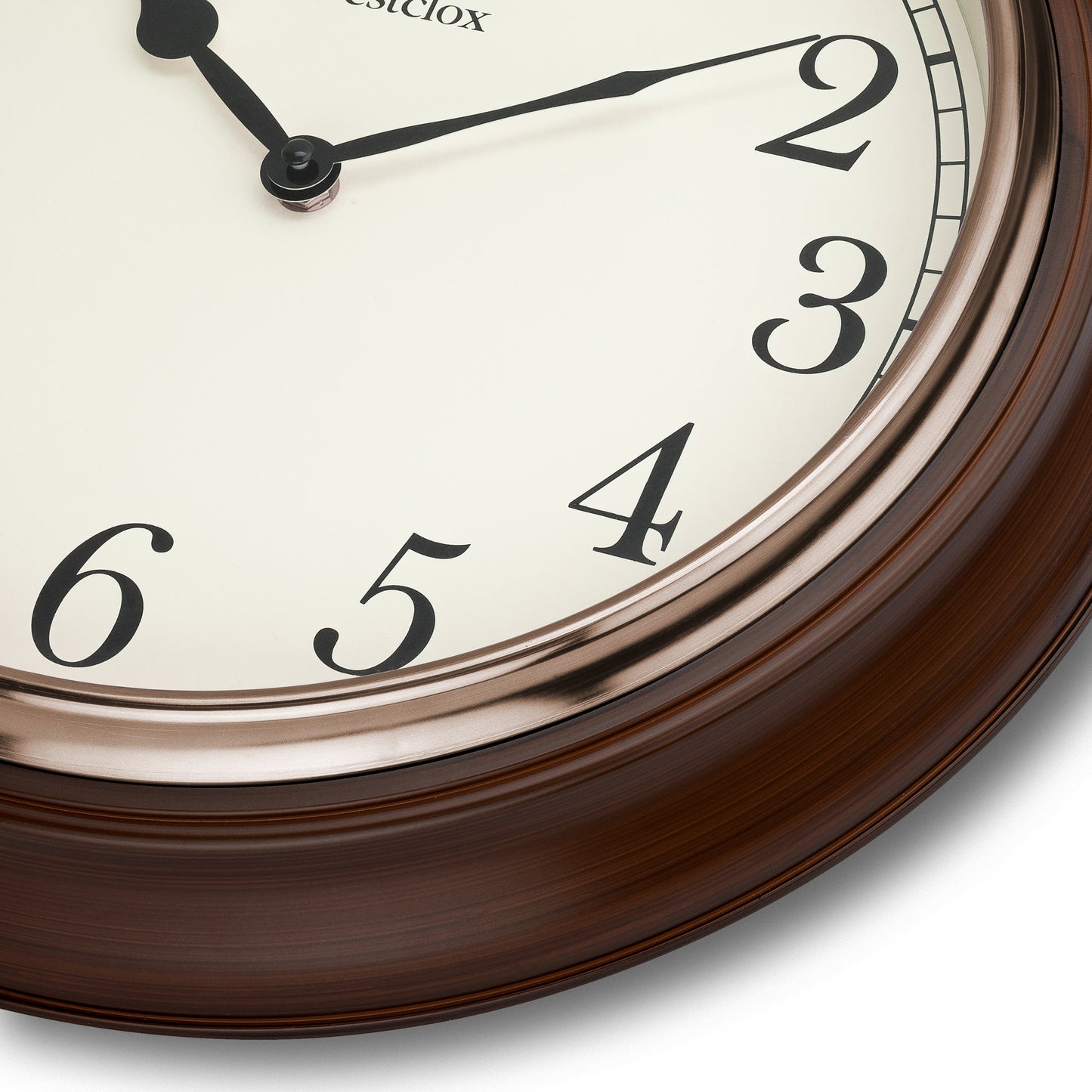 Westclox 15 1/2" Wood-look Wall Clock