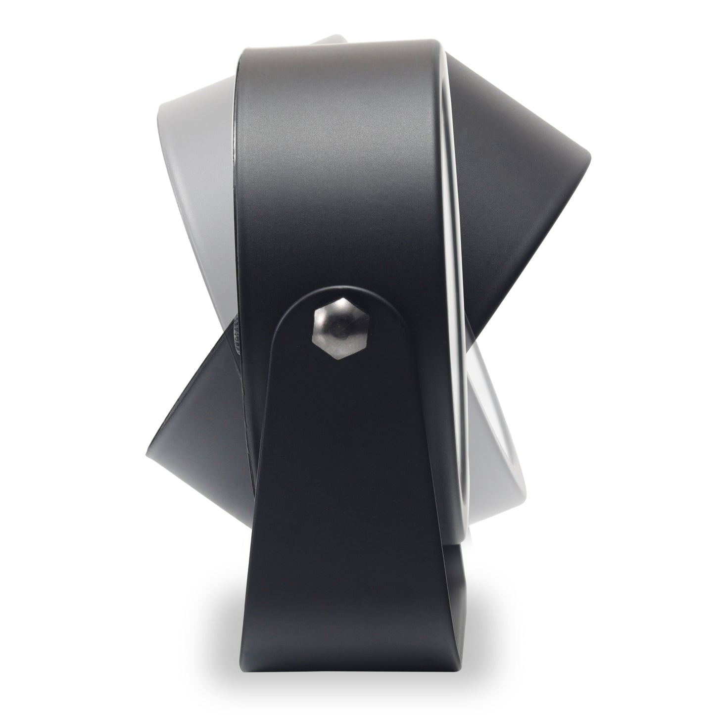 Westclox Compact Analog Alarm Clock, 4.1 Inch Black Bedside Clock with Snooze and Adjustable Tilt