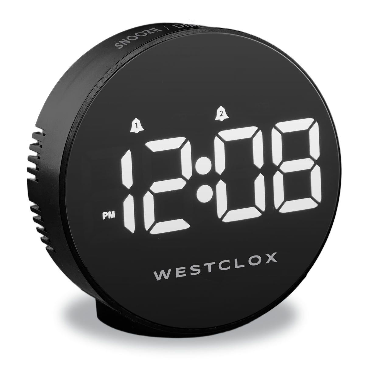 Westclox FM Digital Clock Radio with Automatic Time Setting – Dual Alarm Clock Radio with USB Charging