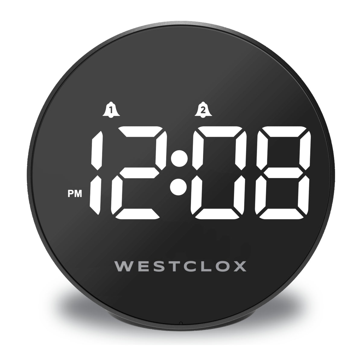 Westclox FM Digital Clock Radio with Automatic Time Setting – Dual Alarm Clock Radio with USB Charging