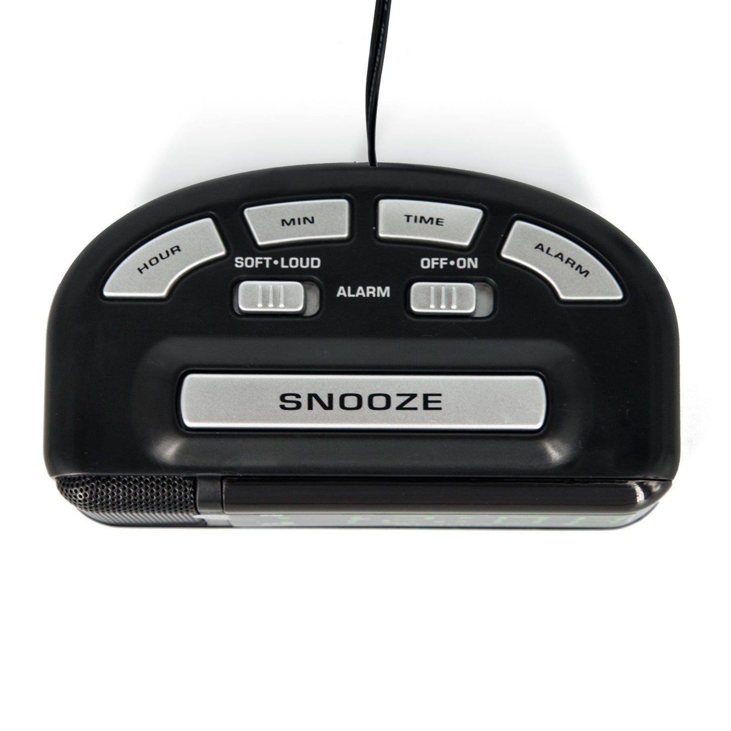 Westclox Super Loud Green LED Alarm Clock – Adjustable Soft or Loud Volume