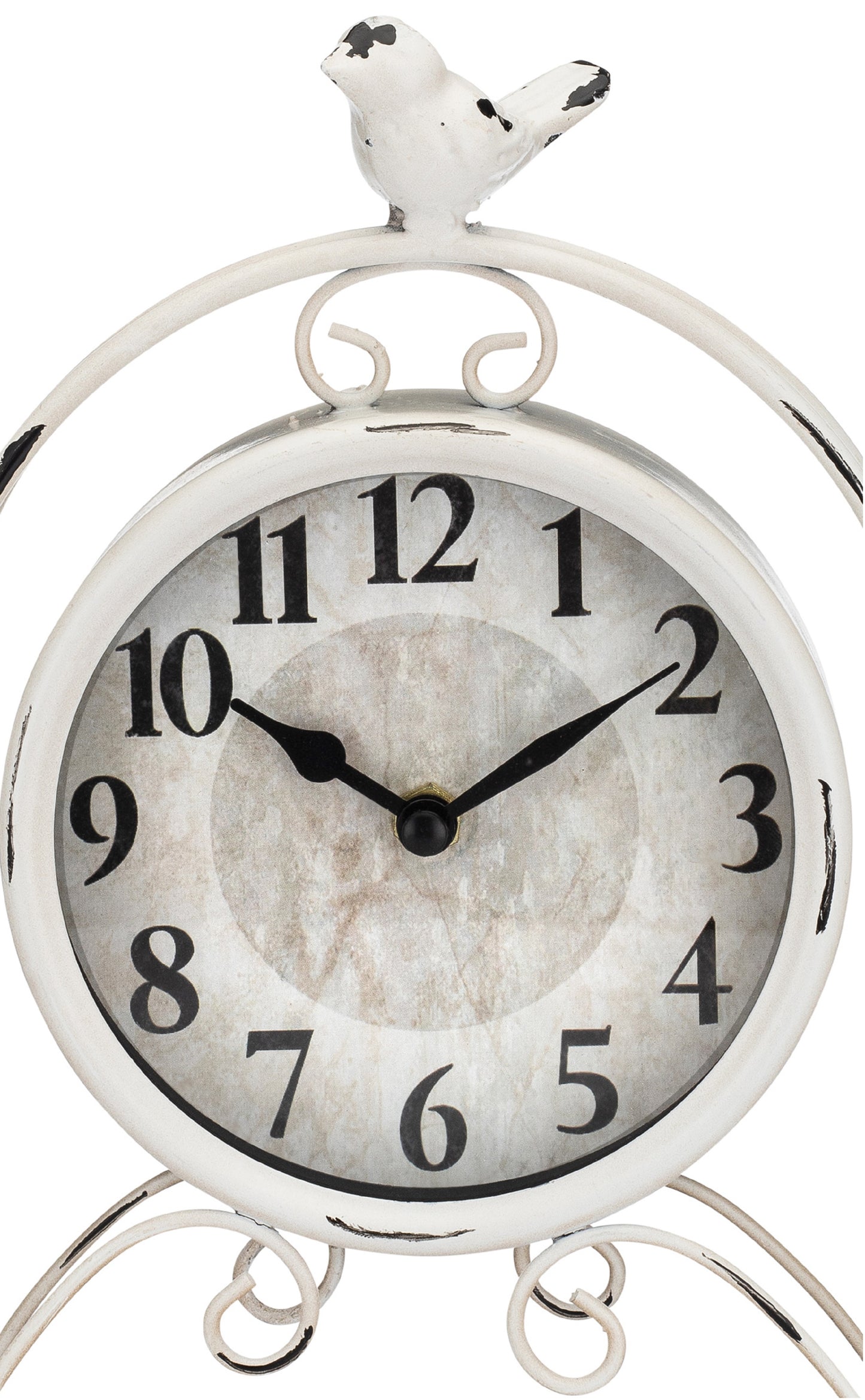 Westclox Whimsical Vintage Bird Metal Table Clock