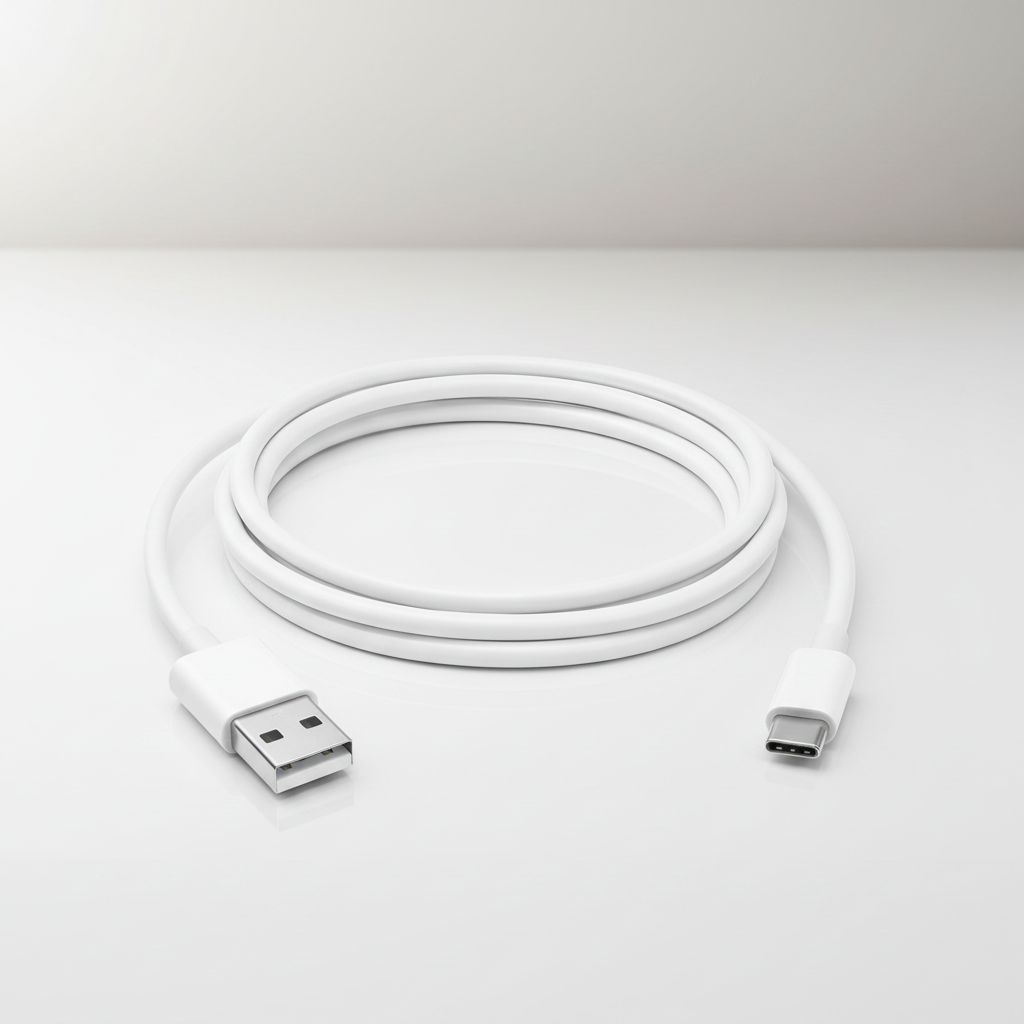 Westclox 1.5M USB A to USB C Charging Cable – Power Cable for USB Powered Clocks