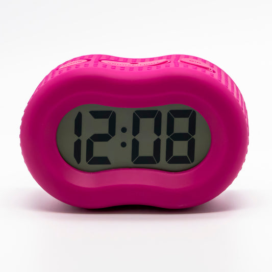 Timelink Rubber Smartlight Alarm Clock Pink